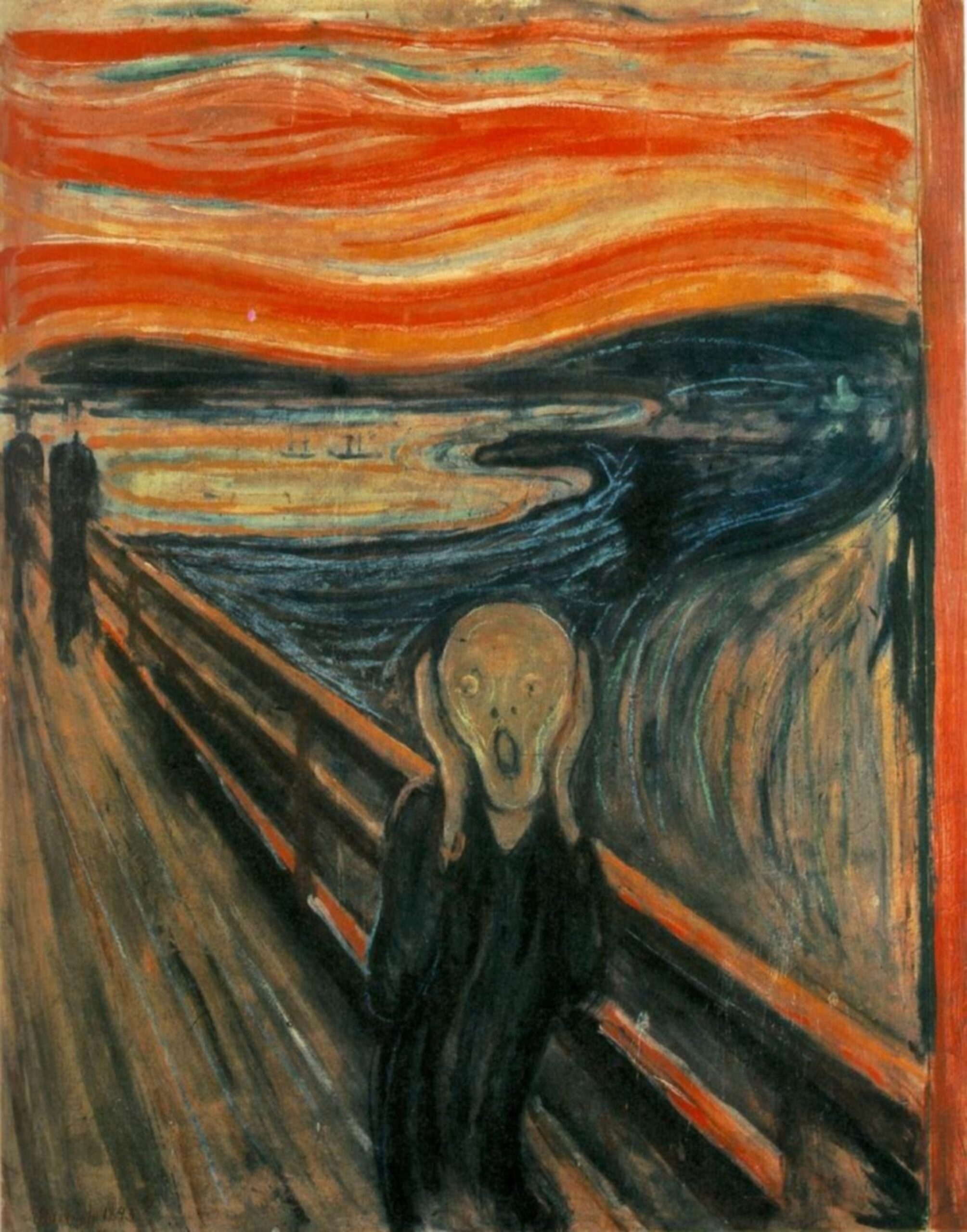 El Grito de Munch representando la ansiedad y el miedo intenso de una fobia