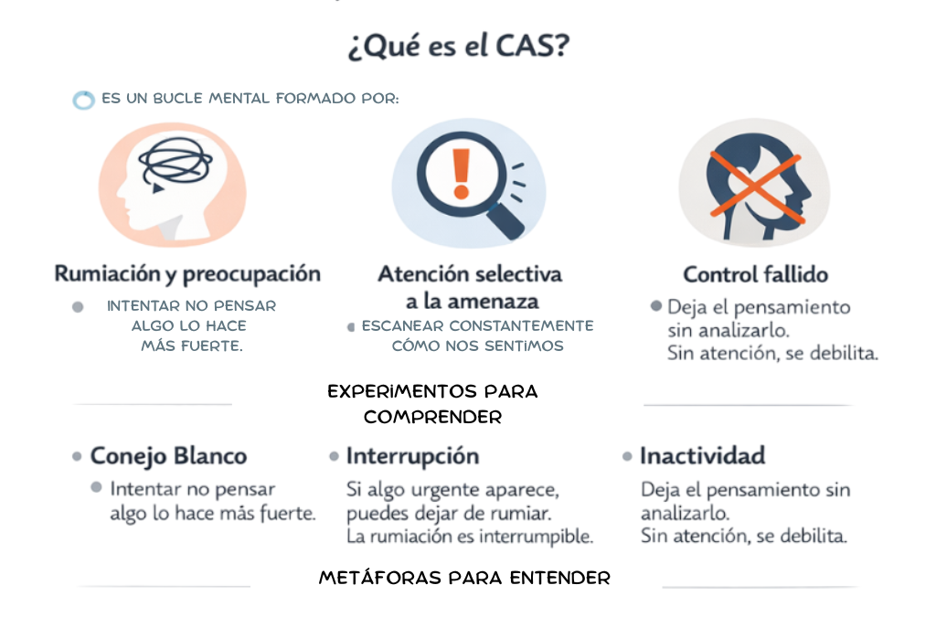 No puedo dejar de pensar: qué es el síndrome cognitivo-atencional y cómo salir del bucle
